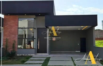 Casa em condomínio fechado com 3 quartos à venda na um, 455, lívia iii, botucatu por r$ 995.000
