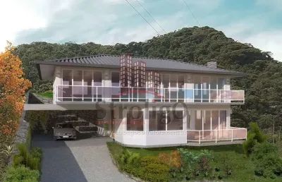 C294 espetacular casa em condomínio fechado cônego, nova friburgo-rj