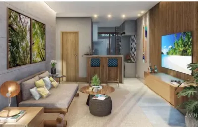 Casa em condomínio fechado com 2 quartos à venda no itacimirim, camaçari , 69 m2 por r$ 850.000