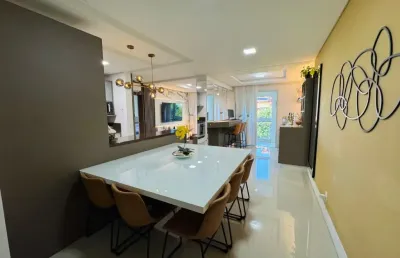 Apartamento totalmente mobiliado de 91,20m2 é perfeito para morar na melhor localização no centro de palhoça.