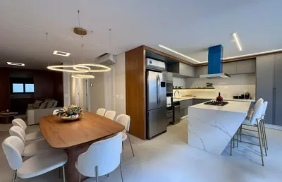 Apartamento personalizado e decorado 03 suítes pé na areia jurere.