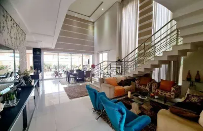Casa com 5 dormitórios à venda, 390 m² por r$ 2.650.000,00 - condomínio residencial villa lobos - paulínia/sp