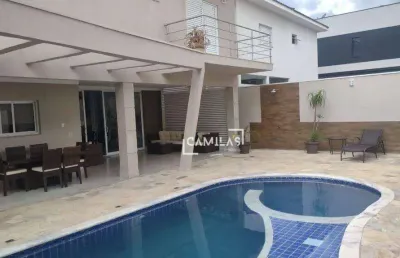 Casa à venda, 406 m² por r$ 2.240.000,00 - condomínio residencial villa lobos - paulínia/sp