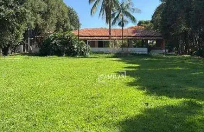 Chácara com 2 dormitórios à venda, 2793 m² por r$ 1.200.000,00 - nova veneza - paulínia/sp