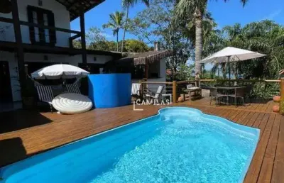 Casa com 4 dormitórios à venda, 380 m² por r$ 3.980.000,00 - santa tereza - ilhabela/sp