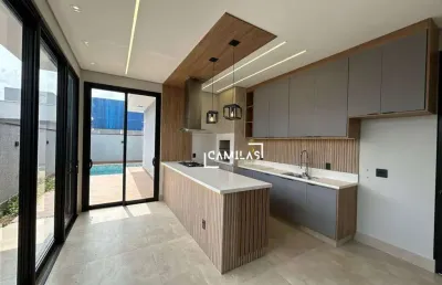Casa à venda, 216 m² por r$ 2.200.000,00 - condomínio residencial santorini - paulínia/sp