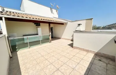 Cobertura para venda em contagem, são joaquim, 2 dormitórios, 1 banheiro, 1 vaga