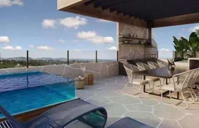 Apartamento para venda em belo horizonte, ouro preto, 4 dormitórios, 4 suítes, 4 banheiros, 4 vagas