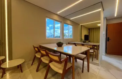 Apartamento para venda em belo horizonte, santa terezinha, 2 dormitórios, 2 banheiros, 1 vaga