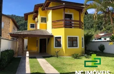Casa em condomínio fechado com 3 quartos para alugar no Mar Verde, Caraguatatuba 