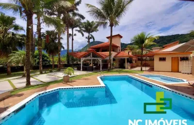 Venda ou temporada | exuberante casa no condomínio mar verde.