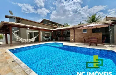 Casa em condomínio fechado com 4 quartos para alugar no Mar Verde, Caraguatatuba 