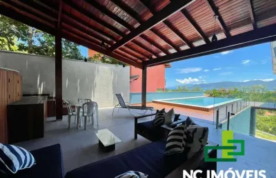 Venda e temporada | luxuosa casa no condomínio recanto da lagoinha ubatuba.