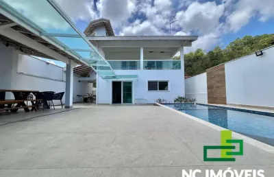 Casa em condomínio fechado com 4 quartos para alugar no Mar Verde, Caraguatatuba 