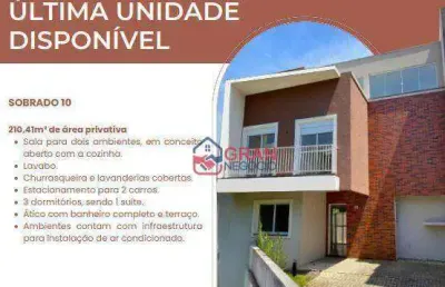 Casa em condomínio fechado com 3 quartos à venda na Rua Bernardo Sobieck, 486, Campo Comprido, Curitiba