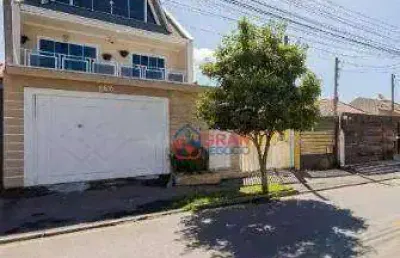 Sobrado triplex com 3 quartos em são josé dos pinhais
