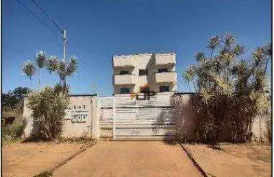 Apartamento com 2 dormitórios à venda, 73 m² por r$ 88.938,10 - setor aeroporto (mutirão) - planaltina/go
