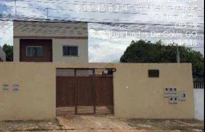 Apartamento com 2 dormitórios à venda, 57 m² por r$ 83.130 - jardim américa ii - águas lindas de goiás/go