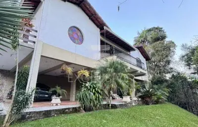Casa  c/4 dormitórios à venda, 544 m² por r$ 2.200.000- parque são clemente- nova friburgo