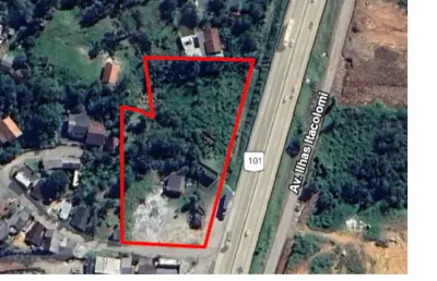 Oportunidade única: imóvel comercial com 128m de frente para br 101 e  7.880m²