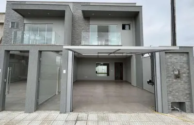 Casa duplex de alto padrão com 3 quartos, 173m² e área gourmet no bougainville – volta redonda/rj