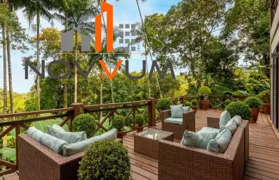 Casa com 7 dormitorios a venda, 1.210 m2 por r$ 8.600.000,00 - praia do iporanga - guaruja/sp
