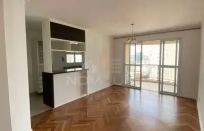 Apartamento para locacao com 92 m2, 2 quartos, 2 banheiros e 2 vagas de garagem.