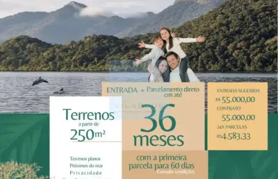 Terreno com localização privilegiada na baía - 250m²