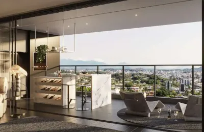 Apartamento 4 suítes - 219,13m² privativos - andar alto - 3 vagas