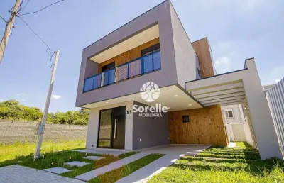 Sobrado com 3 dormitórios à venda, 166 m² por r$ 950.000,00 - costeira - são josé dos pinhais/pr