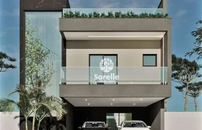 Sobrado com 3 dormitórios à venda, 204 m² por r$ 929.000,00 - costeira - são josé dos pinhais/pr