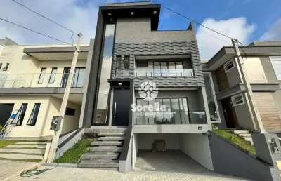 Sobrado com 3 dormitórios à venda, 255 m² por r$ 1.099.000,00 - costeira - são josé dos pinhais/pr
