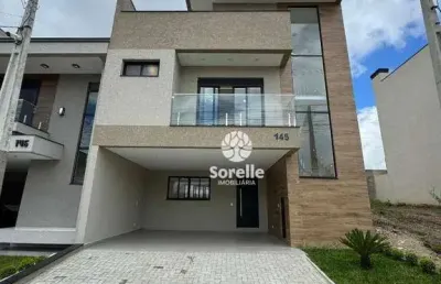 Sobrado com 3 dormitórios à venda, 210 m² por r$ 980.000,00 - costeira - são josé dos pinhais/pr