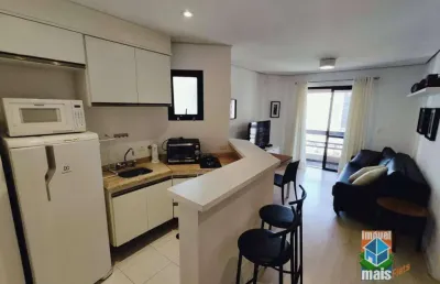 Flat com 1 dormitório para alugar, 45 m² por r$ 6.100/mês - itaim bibi - são paulo/sp