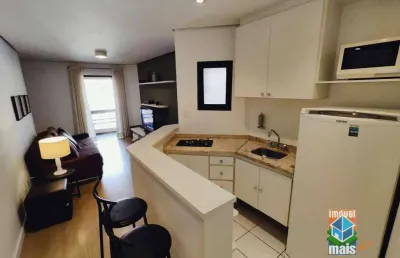 Flat com 1 dormitório para alugar, 45 m² por r$ 6.200,00/mês - itaim bibi - são paulo/sp