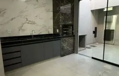 Imóvel para venda possui 130 metros quadrados com 3 quartos em residencial canaã - rio verde - go