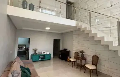 Sobrado à venda com churrasqueira, 5 quartos, armários e espaço amplo em rio verde - go