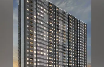 Apartamento na planta com 2 quartos (1 flex) – 32m² – sala ampliável