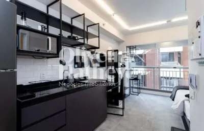 Flat com 1 quarto à venda na alameda jauaperi, 299, moema, são paulo, 21 m2 por r$ 600.000