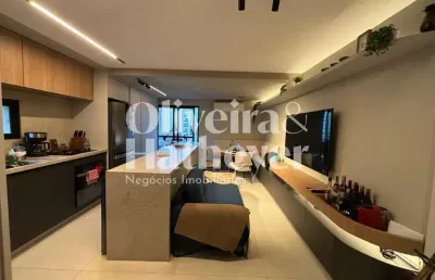 Flat com 2 quartos à venda na avenida moema, 177, moema, são paulo, 50 m2 por r$ 998.000