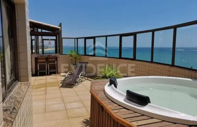 Cobertura à venda, 4 quartos, 2 suítes, 2 vagas, enseada azul - guarapari/es