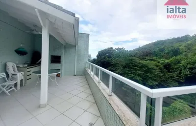 Cobertura com 03 suítes e 03 vagas na praia grande - ubatuba/sp