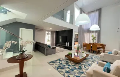 Casa cinematográfica no jardim karaíba com 4 suítes – projeto único e sofisticação!