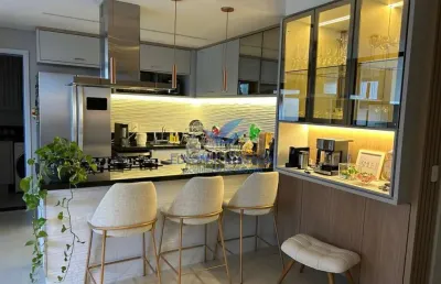 Apartamento para venda com 109 m² e 3 quartos em vila aviação, bauru - sp