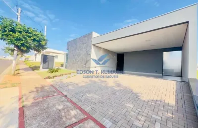 Casa em condomínio para venda com 243 m² e 3 quartos em residencial estoril premium, bauru - sp