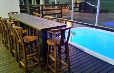 Apartamento para 5 pessoas em mariscal com piscina - bombinhas - aluguel de temporada