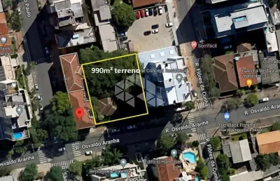 Terreno à venda na rua osvaldo aranha, 233, centro, são leopoldo por r$ 2.200.000