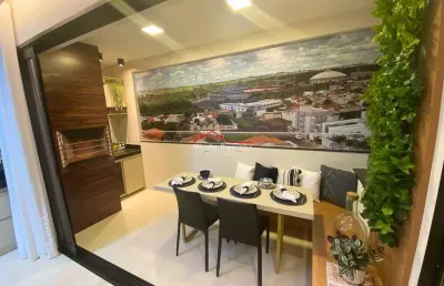 Apartamento à venda, 2 quartos, 1 suíte, 2 vagas, santa monica - uberlandia/mg