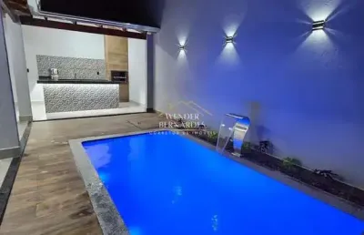 Seu novo lar no jardim brasília, 3 quartos, suíte, com piscina e espaço gourmet