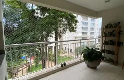 Apartamento à venda - alameda morumbi, 95m² 3 dormitórios, 1 suíte 2 vagas  na vila andrade